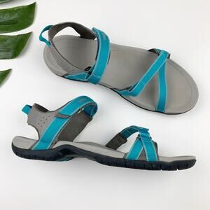Teva Verra Sandals Hiking Adjustable Straps Blue Women's 10 Outdoor Casual